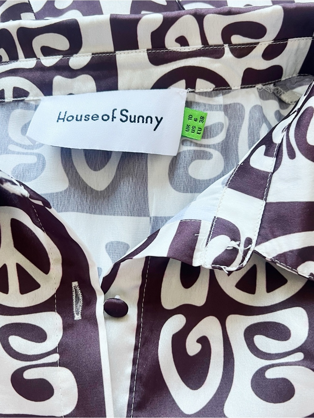 House Of Sunny Love Blouse Sz 6 - Picture 4 of 5